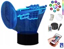 Stolná lampa Bluess Trumpet 16 farieb LED PLEXIDO