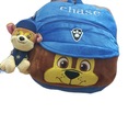 Plyšový batoh Paw Patrol Chase Blue plus kľúčenka