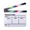 Slovenská verzia Clapper Board Clapperboard Acrylic