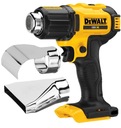 Teplovzdušná pištoľ 18V batéria 530°C DeWALT DCE530N BODY príslušenstvo