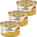 Gourmet CAT Gold Sauce Delight Mokré krmivo s kuracím mäsom v omáčke 12x85g