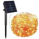 SOLAR GARDEN GARLAND WIRE 200LED svetelná reťaz 12m IP44 - EXT.