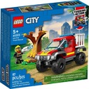 LEGO CITY 60393 HASIČSKÉ VOZIDLO 4x4 ZÁCHRANNÁ MISIA