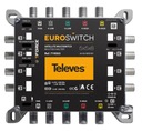 MultiSwitch 5/8 výstupov Televes 719503 EUROSWITCH 5 x 8 SAT TV DC 12V DVB-T2