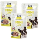 BRIT CARE MINI DOSPELÝ LAMB S JAHNIČKOU 24x85g