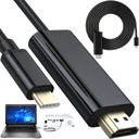 KÁBEL USB-C 3.1 TYP C NA ADAPTÉR HDMI 4K 200CM