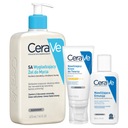 CeraVe Set hydratačný krém na tvár SPF 30 52 ml vyhladzujúci gél 473 ml