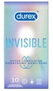 Durex Invisible Extra Lubricated hydratovaný 10 ks.