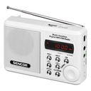 SENCOR SRD 215W mini rádio s USB MP3 SD 2W