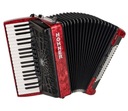 HOHNER BRAVO III 80 ČERVENÝ AKORDEÓN