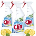 Clin Lemon TEKUTIVA NA ČISTENIE OKIEN citrón 3x 500ml