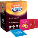 Durex FUN explózia sada mixových kondómov, 40 kusov, tenké s výstupkami