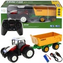 FARMA Diaľkovo ovládaný traktor s prívesom Farm Machine 1:24