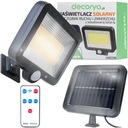 LED LAMPA SO SOLÁRNYM PANELOM A DETEKTOROM POHYBU IP65