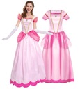 OUTFIT PRINCEZNÉ ŠATY BROSKYŇA MARIO COSPLAY KARNEVAL M / L 176 / 182 CM