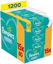 PAMPERS FRESH CLEAN VLHČENÉ Utierky 15x80 ks