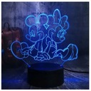 3D LED NOČNÁ LAMPA DARČEK MICKEY A MINNIE NA DIAĽKOVÉ OVLÁDANIE