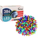 Vianočné osvetlenie 384 led húsenica multicolor