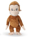 Zvedavý maskot George 30 cm Originálna plyšová opica George the Monkey