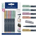 Kovové popisovače Faber-Castell 6 farieb