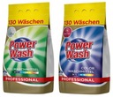 Power Wash Profesionálny prášok 2x 7,8 kg Universal a Color 260 praní