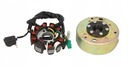 ALTERNÁTOR VÝKONOVEJ SILY STATOR S MAGNETOVÝM KOLESKOM GY6 125/150 11 GY6 CIEVKY