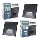 2 x Štvorcové LED SCHODISKOVÉ SVIETIDLÁ 230V do boxu