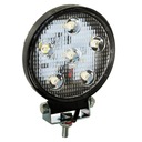 Okrúhla LED pracovná lampa 18W 12V 24V 1100Lm