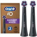 2x ORIGINÁLNA HLAVA ELEKTRICKEJ KEFKY ORAL-B iO RADIANT ČIERNA