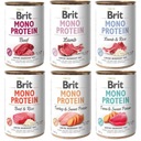 Príchuť BRIT Mono Protein MIX 6 x 400 g