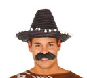 MEXICKÉ SOMBRERO MEXICKÉ ČIERNA 33 CM