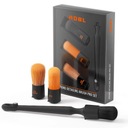 ADBL Round Detailing Brush Pro Set, súprava detailingových štetcov 3 tvrdostí