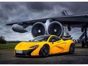 ZA DARČEK DIAMANTOVÉ VÝŠIVKY MAĽBA MOZAIKA PUZZZLE ŽLTÁ MCLAREN 40x30cm