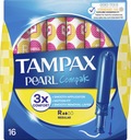 TAMPAX TAMPÓNY PEARL COMPAK S BEŽNÝM APLIKÁTOROM 16 KS