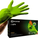 MERCATOR GOGRIP GREEN PRO rukavice bez púdru zelené XL hrubé 50 ks