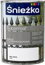 Śnieżka Supermal smaltovaná chlórkaučukom White Ral9010 Gloss 0,9l