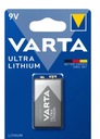 1x Lítiová batéria VARTA 9V LA522 ULTRA LITHIUM