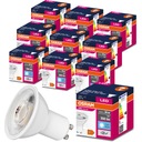 10x HALOGEN GU10 LED žiarovka 4,5W 35W 4000K OSRAM