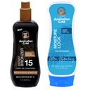 AUSTRALIAN GEL GEL V SPREJ ZLATE SPF15 + BALZAM PO SLNENÍ