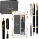 PARKER SET DARČEK PRE NICH GUĽOVODOVÉ PERO BLACK BLACK GOLD GT GRAVÍROVANIE VIANOCE