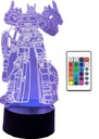 3D LED LAMP TRANSFORMER OPTIMUS PRIME COLOR+DIAĽKOVÝ