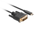 LANBERG KÁBEL USB-CM->DVI-D24+1M 0,5M ČIERNY