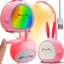 SOFT RABBIT Školská stolová lampa pre deti NA STOL 3 REŽIMY Nočná