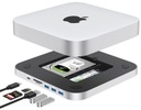 Hub 9v1 USB M.2 NVMe NGFF SSD Mac Mini z roku 2018 M1