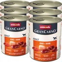 Animonda GranCarno Adult 6x800g Hovädzie + Kuracie