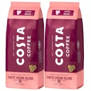 Costa Coffee Caffe Crema Blend Tmavá zrnková káva 500 g x2