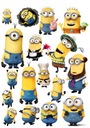 Veľká sada s potlačou cukrovej pasty MINIONS