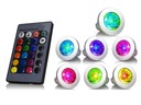 SET 7x DEKORATÍVNE RGB GU10 LED OSVETLENIE + DIAĽKOVÉ OVLÁDANIE