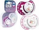 Lovi Dynamic silikónový cumlík 0-3 m Night&Day Girl Lamb