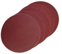 100ks BRÚSNY PAPIEROVÝ VELCRO KOTÚČ 150mm P60